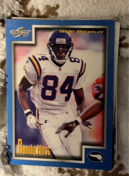 1999 Score #1 Randy Moss — front