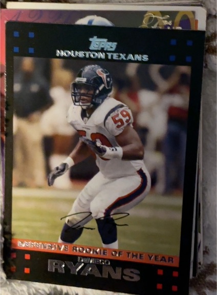 2007 Topps #427 DeMeco Ryans — front
