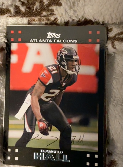 2007 Topps #225 DeAngelo Hall — front