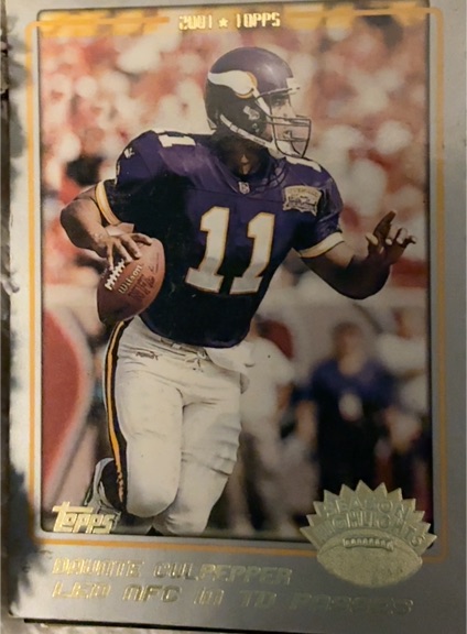 2001 Topps #286 Daunte Culpepper — front