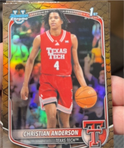 2025-26 Bowman Chrome #BCP-45 Christian Anderson — front