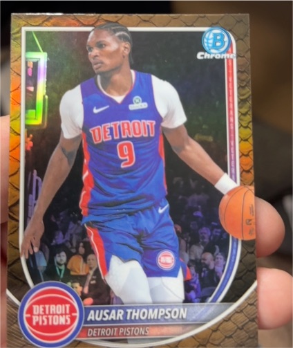 2025 Bowman Chrome #BCV-76 Ausar Thompson — front
