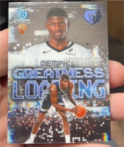 2025 Bowman Chrome #GL-11 Cedric Coward — front