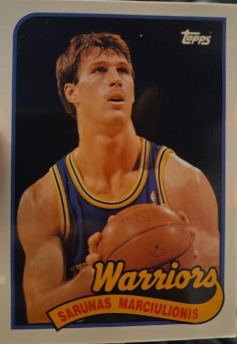 1992-93 Topps Archives #124 Sarunas Marciulionis — front