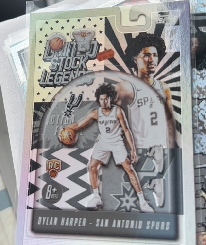 2025-26 Topps Limited Stock Legends #LST-2 Dylan Harper — front
