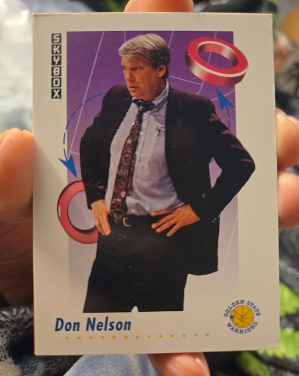 1991-92 SkyBox #386 Don Nelson — front