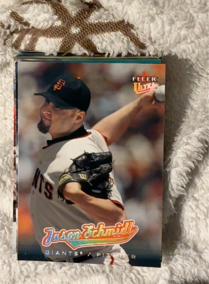 2005 Fleer Ultra #199 Jason Schmidt — front