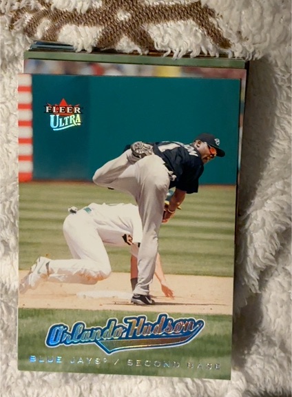2005 Fleer Ultra #91 Orlando Hudson — front