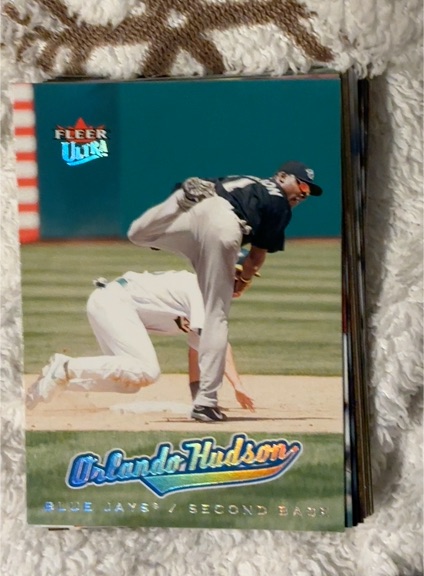 2005 Fleer Ultra #91 Orlando Hudson — front