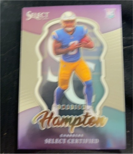 2025 Panini Select Certified #16 Omarion Hampton — front