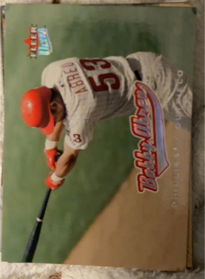 2005 Fleer Ultra #21 Bobby Abreu — front