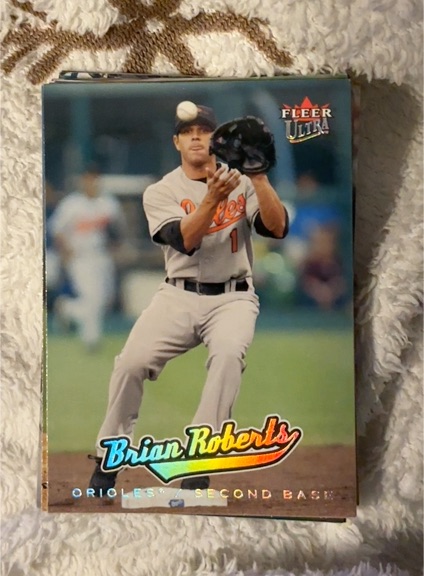 2005 Fleer Ultra #86 Brian Roberts Baltimore Orioles — front