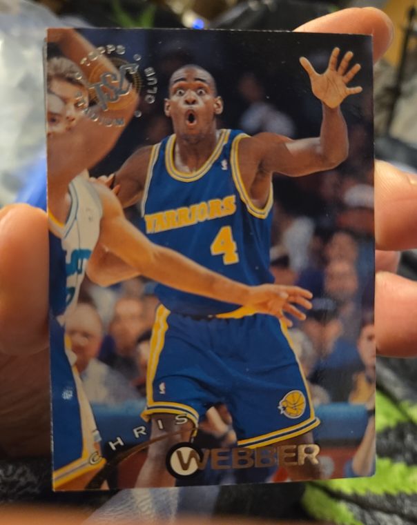 1994-95 Topps Stadium Club #9 Chris Webber — front