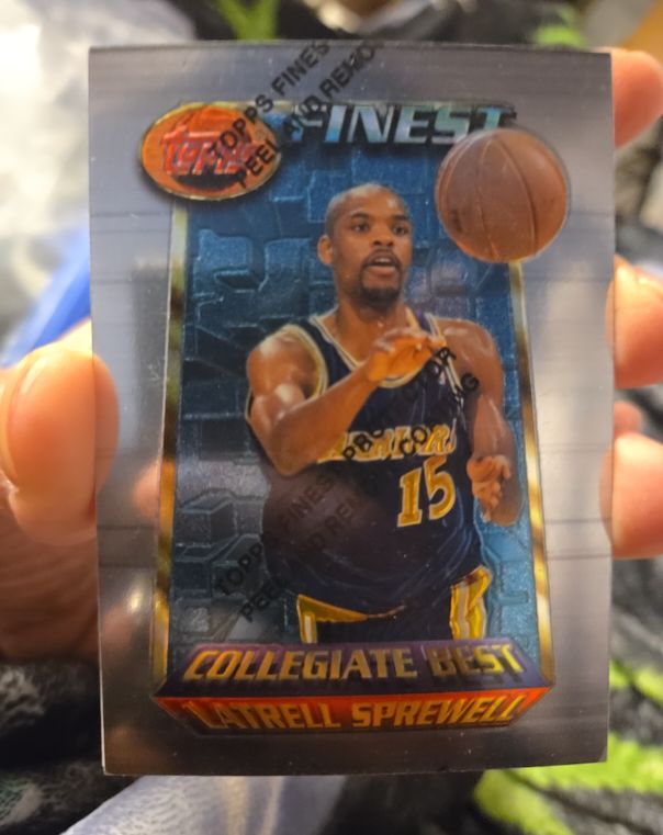 1994-95 Topps Finest #279 Latrell Sprewell — front