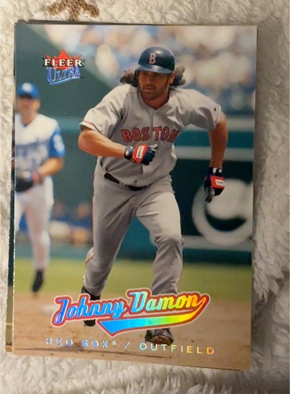 2005 Fleer Ultra #162 Johnny Damon — front