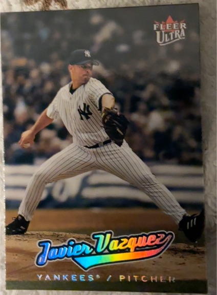 2005 Fleer Ultra #56 Javier Vazquez — front