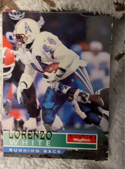 1995 SkyBox Impact #60 Lorenzo White — front