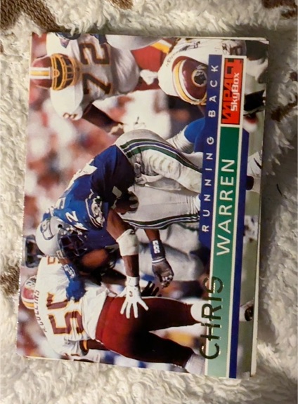 1995 SkyBox Impact #140 Chris Warren — front