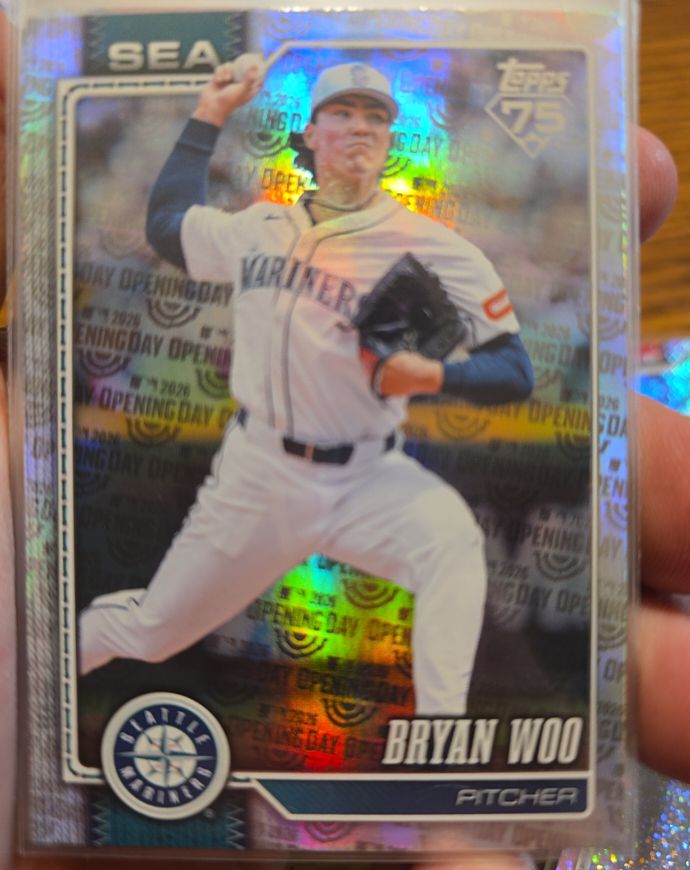 2026 Topps Series 1 #62 Bryan Woo — front