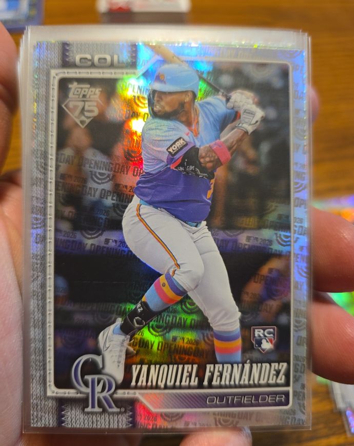 2026 Topps Series 1 #116 Yanquiel Fernandez — front