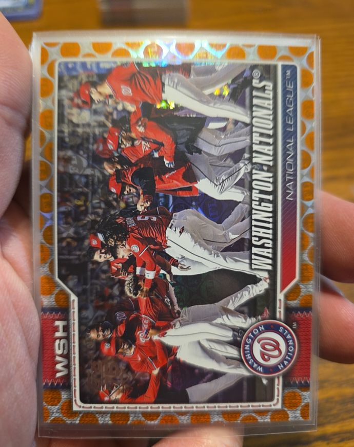 2026 Topps Series 1 #266 Washington Nationals — front