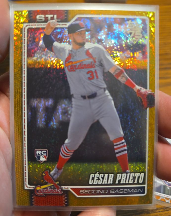 2026 Topps Series 1 #95 César Prieto — front