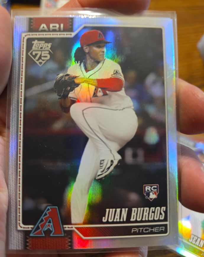 2026 Topps Series 1 #102 Juan Burgos — front