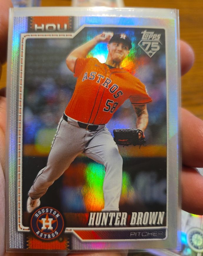2026 Topps Series 1 #264 Hunter Brown — front