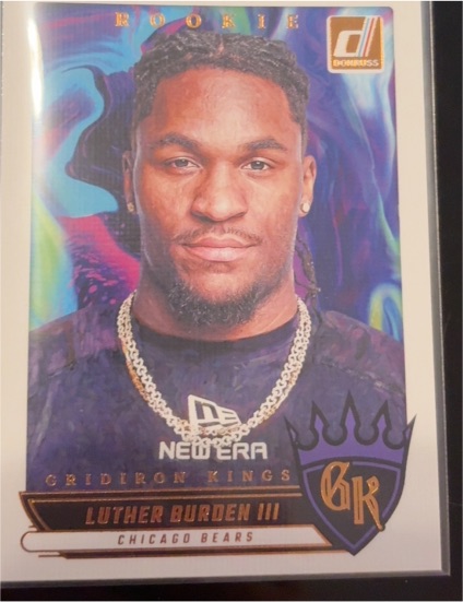 2025 Panini Donruss #RGK-LBN Luther Burden III Rookie Gridiron Kings — front