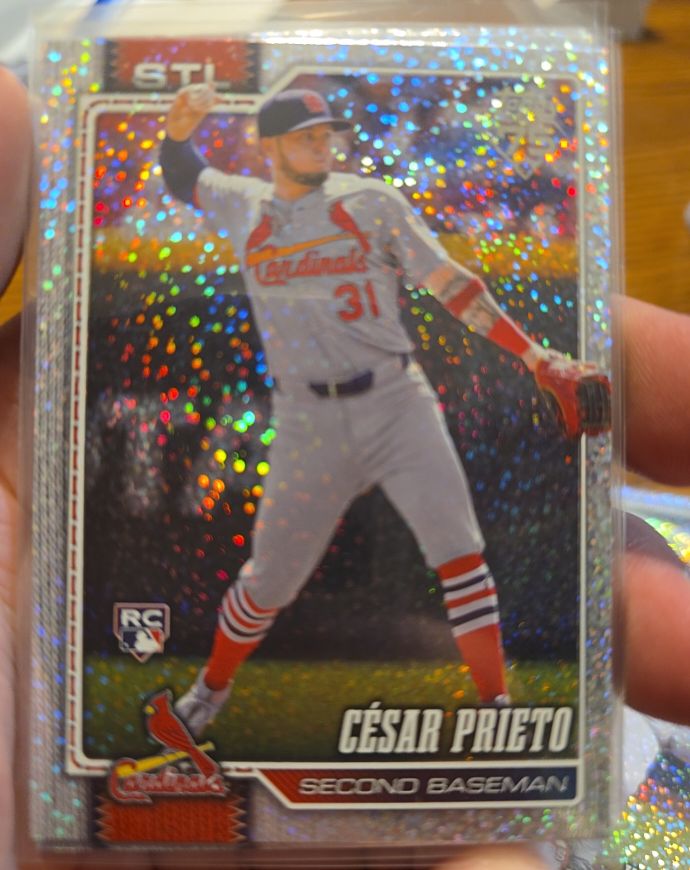 2026 Topps Series 1 #95 César Prieto — front