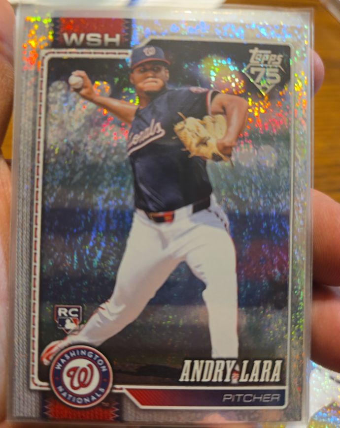 2026 Topps Series 1 #36 Andry Lara — front