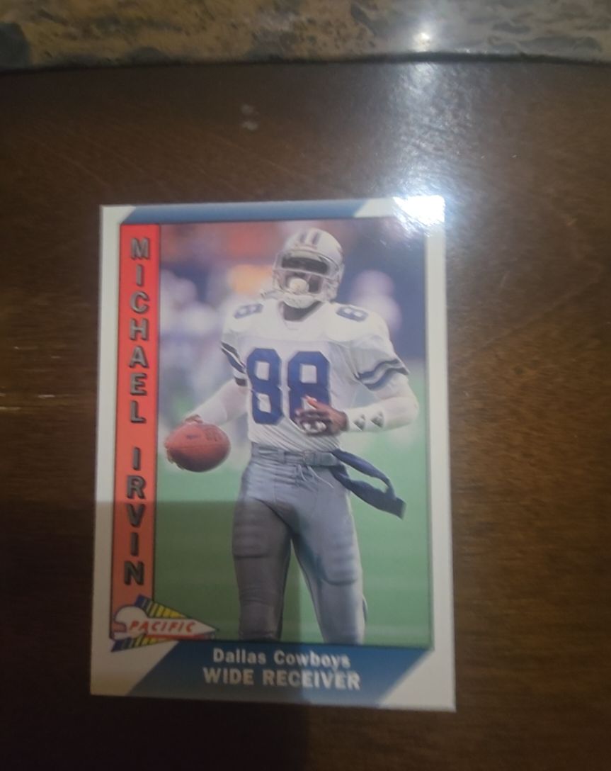 1991 Pacific #97 Michael Irvin Dallas Cowboys — front