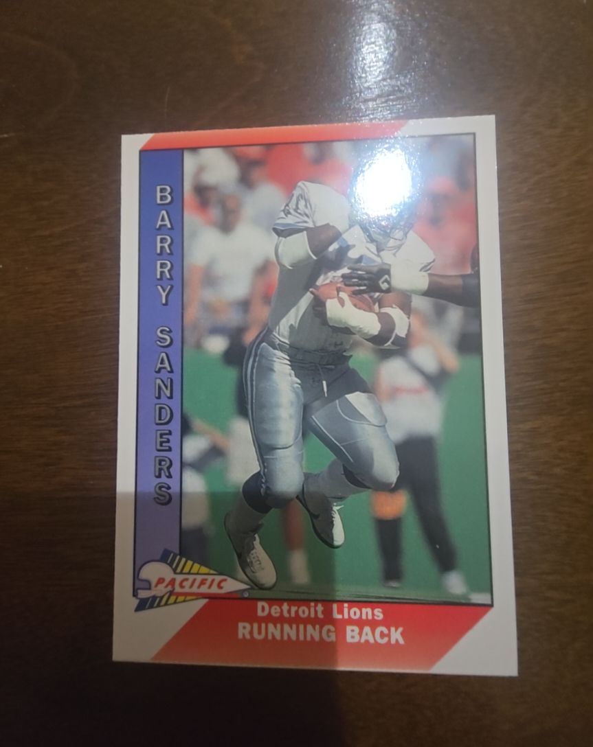 1991 Pacific #144 Barry Sanders — front