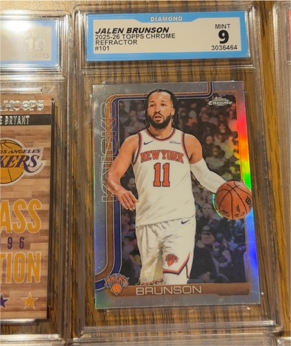 2025-26 Topps Chrome #101 Jalen Brunson — front