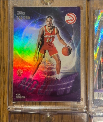 2025-26 Topps Basketball No Limit #NL-23 Asa Newell — front