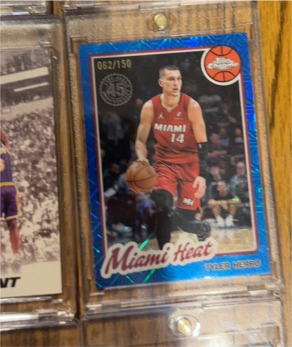 2025 Topps Chrome 45th Anniversary #062 Tyler Herro — front