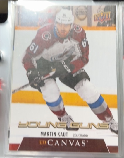 2020-21 Upper Deck #C219 Martin Kaut UD Canvas Young Guns — front