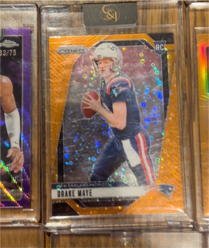 2024 Panini Prizm #329 Drake Maye — front