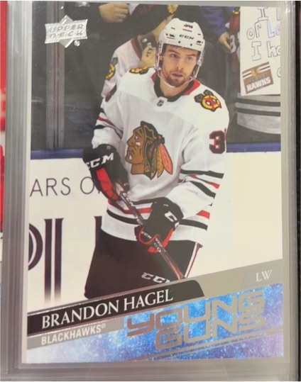 2020-21 Upper Deck #491 Brandon Hagel Young Guns — front