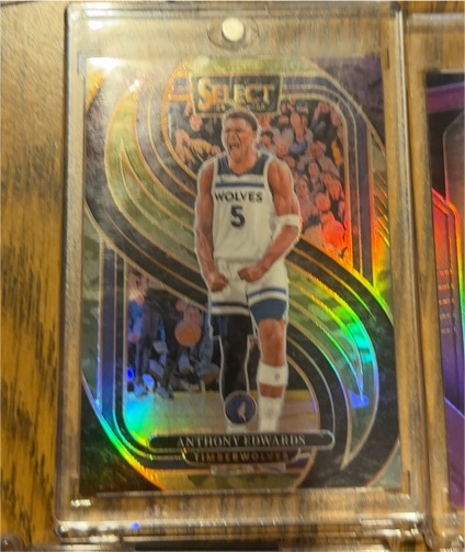 2024-25 Panini Select Premier Level #130 Anthony Edwards — front