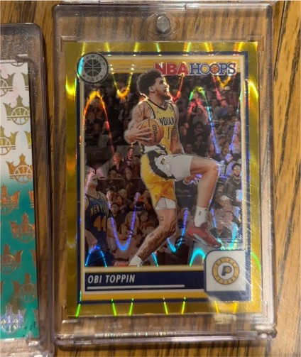 2023-24 Panini NBA Hoops Premium Stock #46 Obi Toppin — front