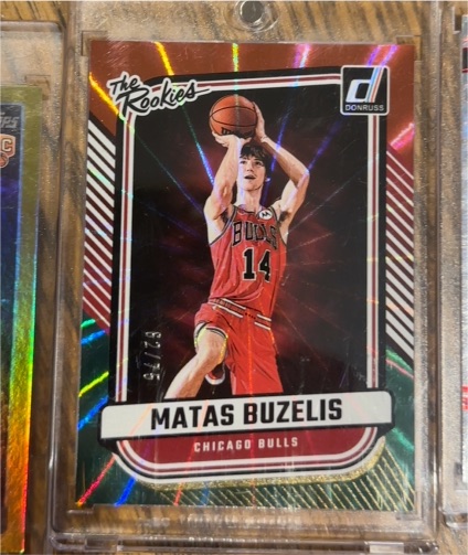 2024 Donruss The Rookies #1 Matas Buzelis — front