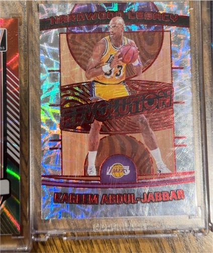 2024-25 Panini Revolution #11 Kareem Abdul-Jabbar Hardwood Legacy Lakers — front