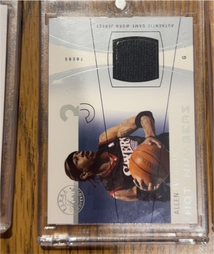 2003-04 Flair Final Edition Hot Numbers #HN-AI Allen Iverson — front