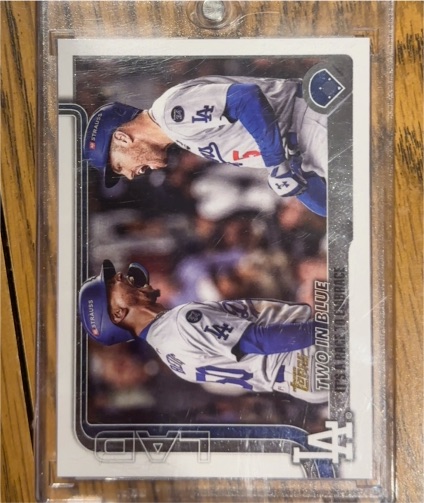 2025 Topps Series 2 #631 Two in Blue Mookie Betts & Freddie Freeman — front