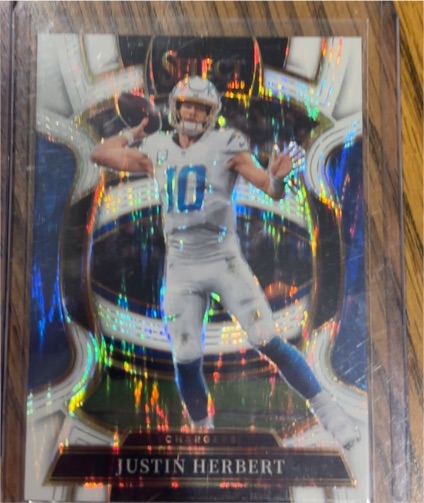 2025 Panini Select Concourse #1 Justin Herbert — front