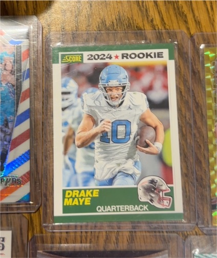 2024 Score #ROOKIE Drake Maye — front