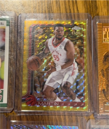 2025-26 Topps Chrome #290 Alijah Martin — front