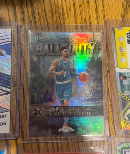 2025-26 Topps Chrome #BD-13 LaMelo Ball — front