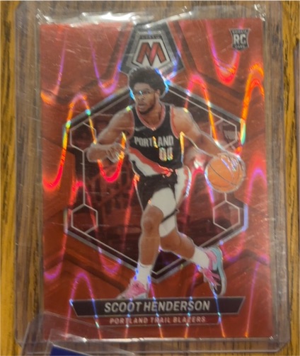 2023 Panini Mosaic #216 Scoot Henderson — front